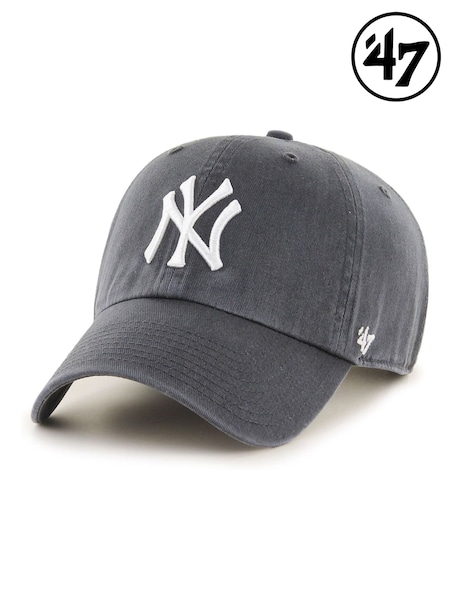 Grey - Regular 47 Brand New York Yankees Clean Up Hat