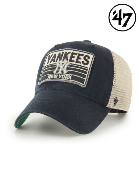 Black - Regular 47 Brand New York Yankees Four Stroke Clean Up Hat