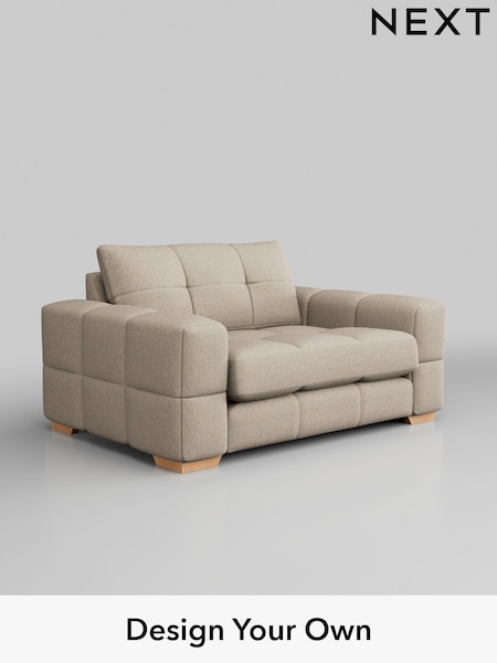 Boucle Weave Easy Clean/Dark Natural Brooke Deep Sit (378088) | £1,425