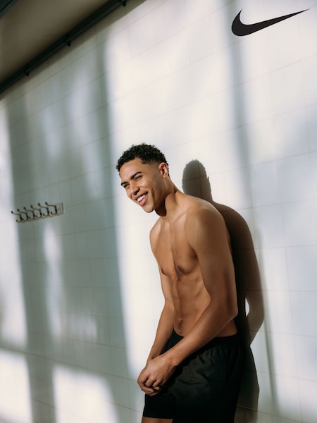 Nike Black 5 Inch Essential Volley Swim Shorts (378331) | £26