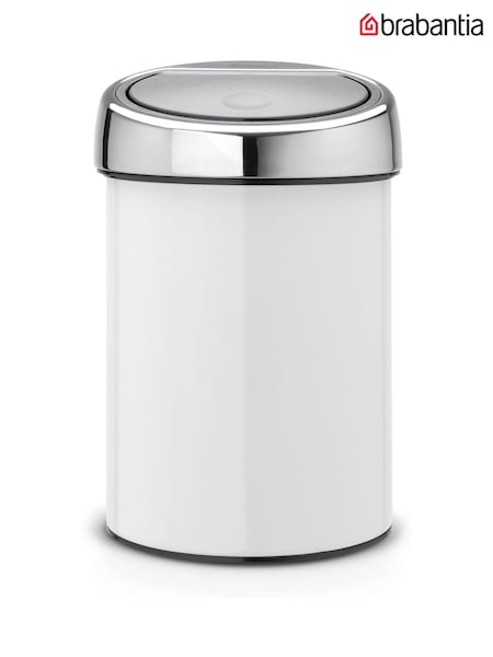 Brabantia White 3L Touch Bin (379490) | £60