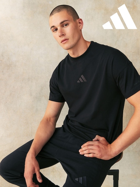 adidas Black ALL SZN T-Shirt (380513) | £23
