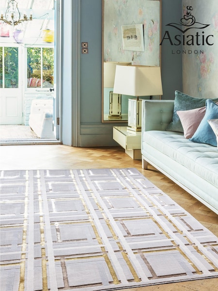 Asiatic Rugs Grey Aurora Rug (382636) | £70 - £340