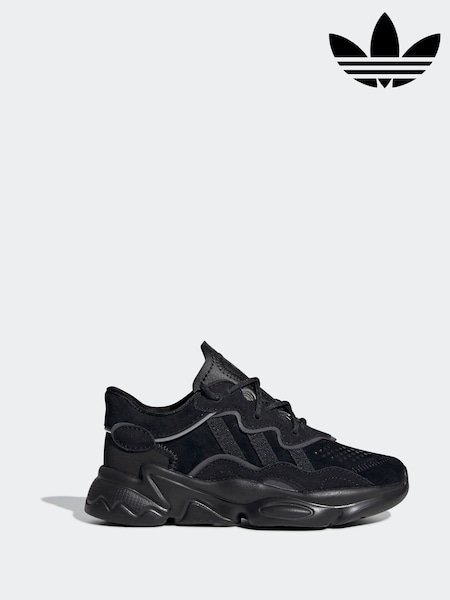 adidas Originals Black Ozweego Trainers (382713) | £45