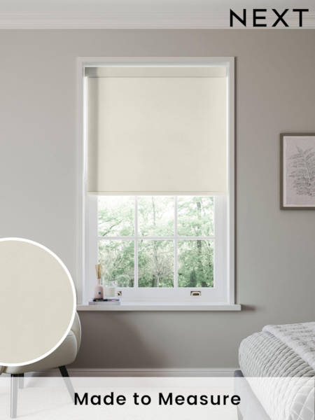 Cream Solstice Made to Measure Blackout Roller Blind (383219) | £66