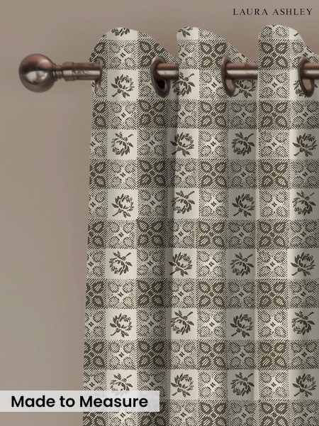 Laura Ashley Hartley Check Made To Measure Curtains