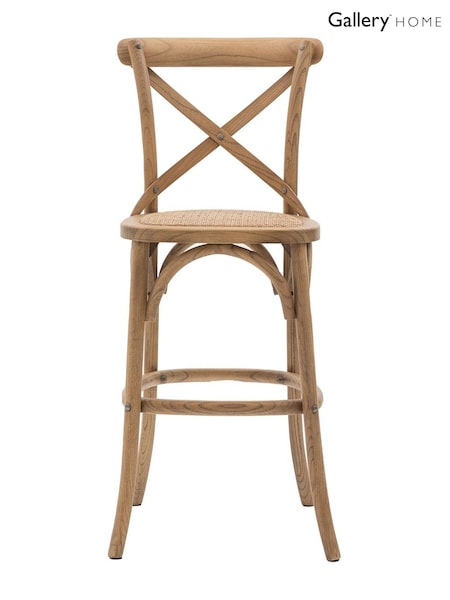 Gallery Home Natural Rattan Boston Stool Set of 2 (384804) | £391