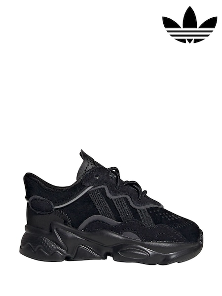 adidas Originals Black Ozweego Trainers (385114) | £40