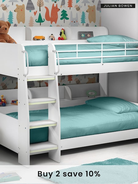 Julian Bowen White Domino Bunk Bed (385253) | £565