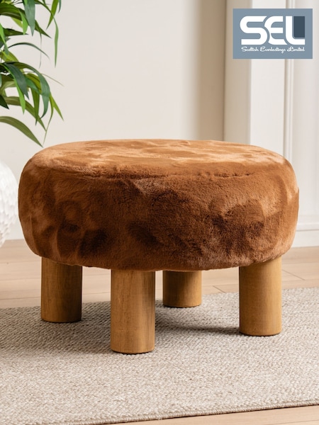 Scottish Everlastings Ltd Round Footstool