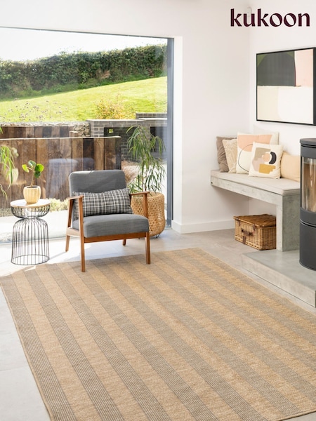 Kukoon Washable Leni Striped Rug