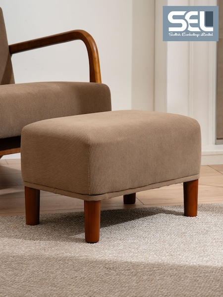 Scottish Everlastings Ltd Cord Footstool