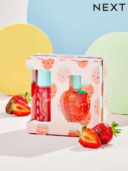 Kids Strawberry 50ml Light Perfume and 50ml Body Mist Gift Set (389108) | £12