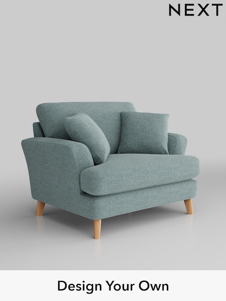 Chunky Chenille/Light Teal Green Conway Relaxed Sit (389481) | £975