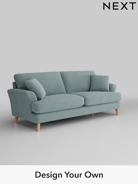 Chunky Chenille/Light Teal Green Conway Relaxed Sit (389481) | £1,450