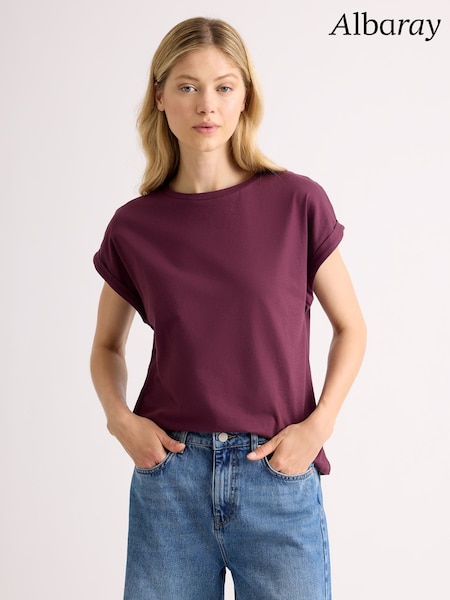 Red - Albaray Roll Fig T-shirt