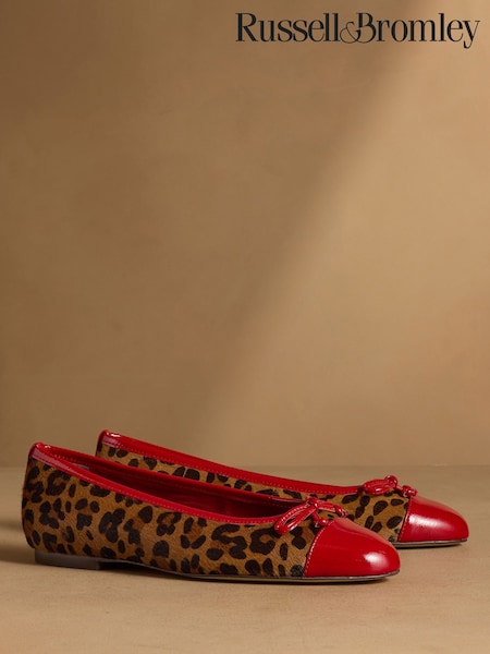 Leopard Print - Russell & Bromley Sunbury Ballet Flats