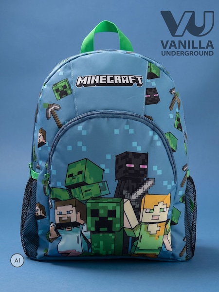 Blue - Vanilla Underground Minecraft Unisex Kids Blue Backpack