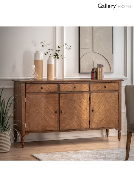 Gallery Home Natural Kami 3 Door/3 Drawer Sideboard (391146) | £1,430