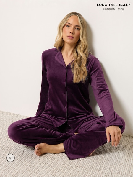 Purple - Long Tall Sally Super Luxe Pyjamas Set
