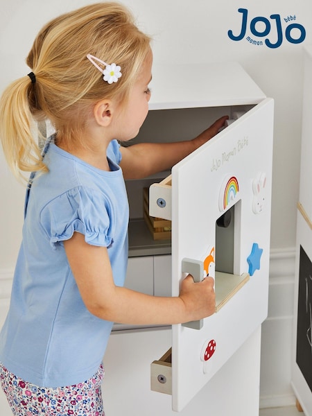 JoJo Maman Bébé Camden Wooden Fridge Freezer (391628) | £100