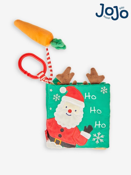 JoJo Maman Bébé Santa Fabric Book (392458) | £17