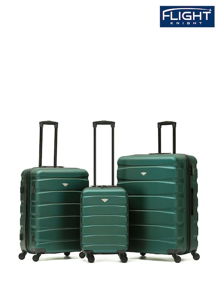 Flight Knight Hardcase Large Check in Suitcases and Cabin Case Set of 3 (392534) | £150