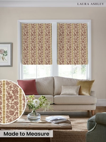 Laura Ashley Earlston Stripe Made To Measure Roman Blinds