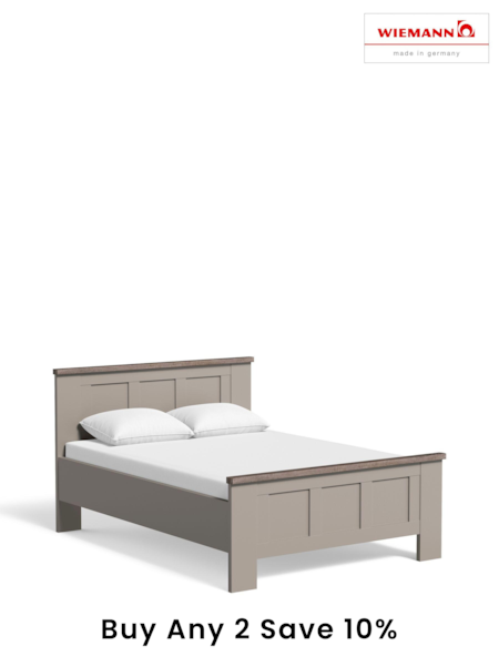 Wiemann Pebble Grey Truro Wooden Bed (394129) | £910 - £960