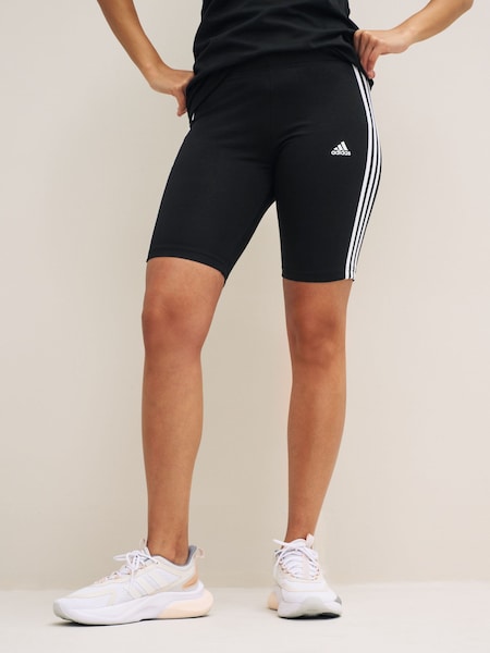 adidas Black 3 Stripe Shorts (394340) | £23