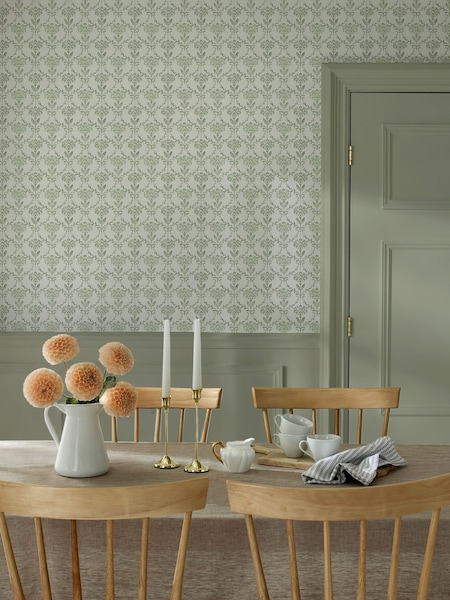 Martha Stewart Chateau Fleur 10m Wallpaper
