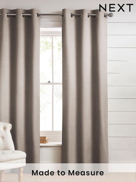Pewter Grey Eloise Made To Measure Curtains (394869) | £44