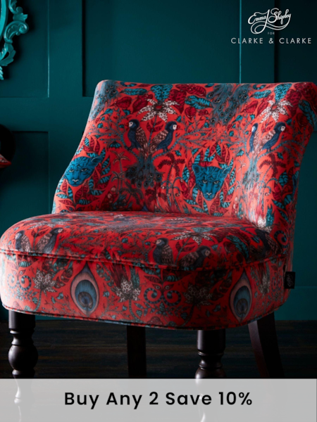 Emma Shipley Red Amazon Red Langley Chair (395257) | £550