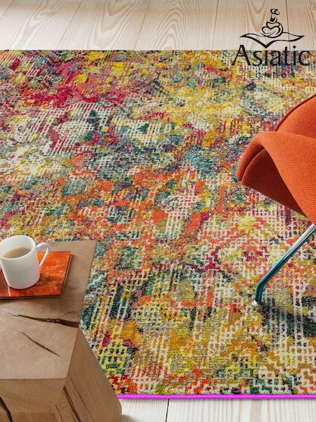 Asiatic Rugs Blood Orange Red Colores Cloud Rug (395408) | £51 - £156