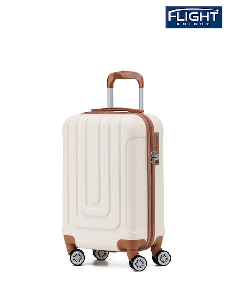 Flight Knight 55x35x20cm 8 Wheel ABS Hard Case Cabin Carry On Hand Luggage (395428) | £50