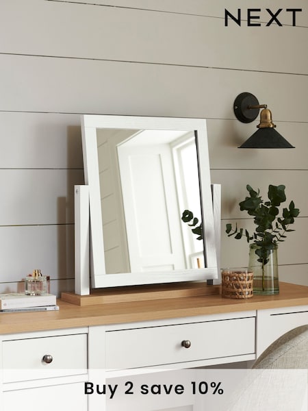 Chalk Malvern Paint Effect Dressing Table Mirror (395629) | £75