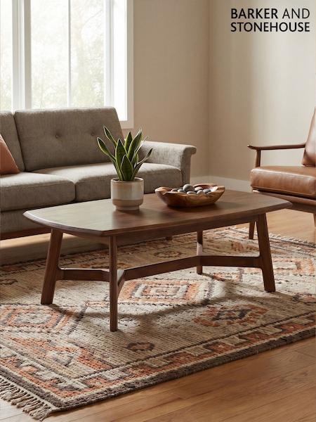 Barker And Stonehouse Cresta Acacia Wood Coffee Table