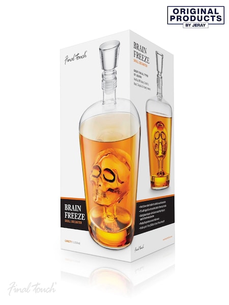 Jeray Clear Final Touch Brain Freeze Skull Decanter (396591) | £30