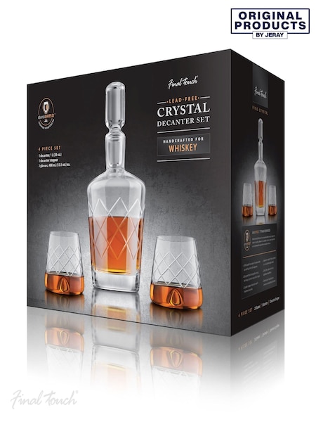 Jeray Clear Final Touch Durashield Whisky Decanter Set (396696) | £80