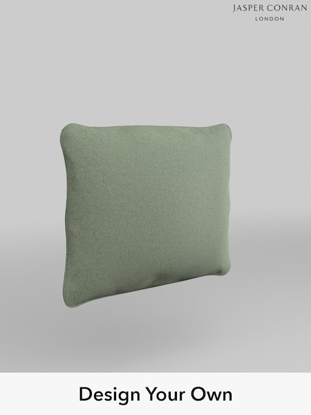 Jasper Weave/Moss Green White Upholstery Cushions By Jasper Conran (396747) | £60