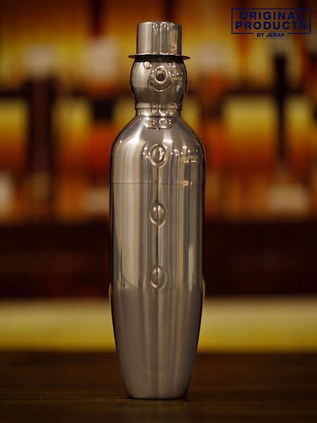 Jeray Silver Bar Originale Stainless Steel Snowman Cocktail Shaker (396968) | £30
