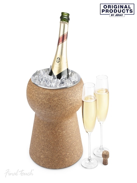Jeray Clear Final Touch Cork Wine Bucket (397206) | £80