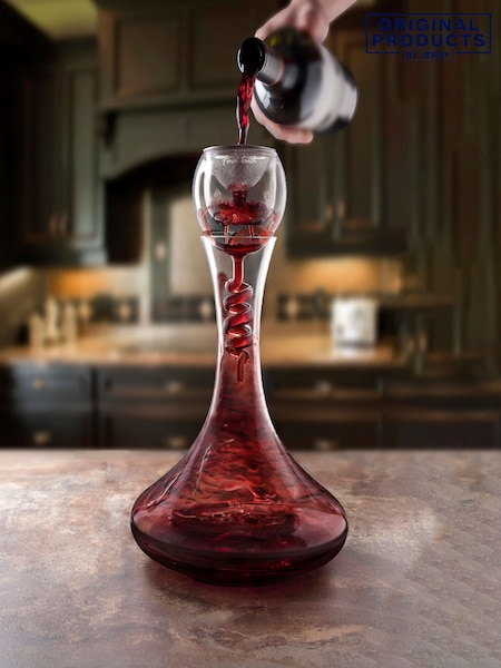 Jeray Clear Final Touch Twister Aerating Decanter (397286) | £70