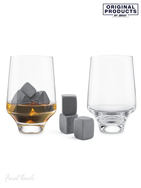 Jeray Clear Final Touch Chilling Stone Whisky 8 Piece Set (397412) | £30