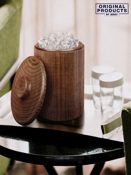 Jeray Brown Final Touch 12 Litres Solid Wood Ice Bucket (397421) | £60