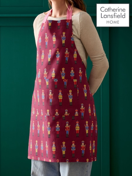 Catherine Lansfield Christmas Nutcracker Cotton Apron