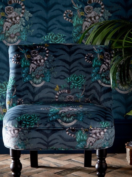 Emma Shipley Blue Lemur Langley Chair (398165) | £550