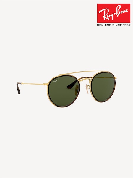 Ray Ban Gold 0Rb3647N Sunglasses (398259) | £164