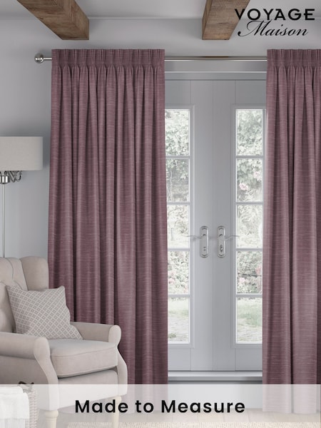 Plum Purple Voyage Maison Jasper Made To Measure Curtains (398347) | £109