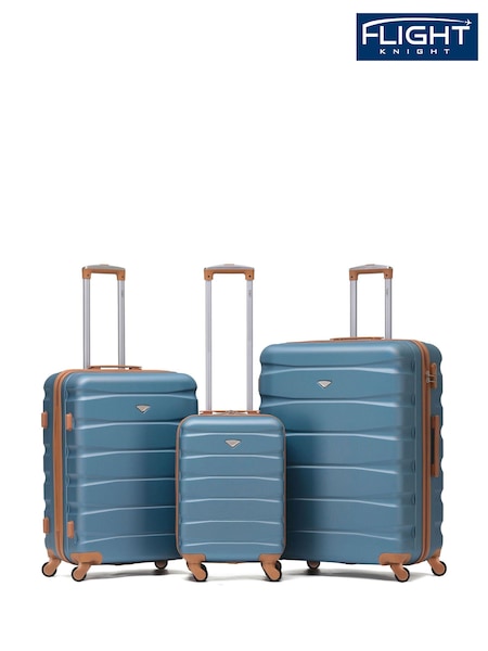 Flight Knight Hardcase Large Check in Suitcases and Cabin Case Set of 3 (398644) | £150